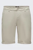 Only & Sons   ONSPETER LIFE REGULAR 0013 SHORTS NOOS Erkek Bej Şort - 22027905 thumbnail 1
