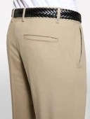 Sisley   Streç Pamuklu Logo Detaylı Slim Fit Chino Pantolon Erkek Mavi Pantolon - 325P4WOSSF053 thumbnail 5