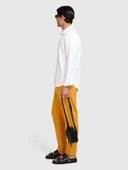 Keten Pamuk Karışımlı Slim Fit Gömlek Erkek Beyaz Gömlek - 324P59A2SQ03G thumbnail 6