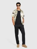 Sisley   Pamuk Karışımlı Slim Fit Chino Pantolon Erkek Siyah Pantolon - 324P4TEQSF02E thumbnail 2