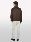 Sisley   Pamuk Karışımlı Dar Kesim Cepli Kadife Chino Pantolon Erkek 0L8 Pantolon - 324A41ZNSF04R thumbnail 4