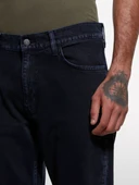 Sisley   Pamuk Karışımlı Taş Yıkama Regular Fit Denim Pantolon Erkek Krem Pantolon - 325A4TLASE02I thumbnail 2