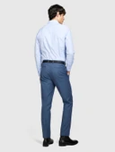 Streç Pamuklu Dar Kesim Gömlek Erkek Mavi Gömlek - 324P5CNX5QL19 thumbnail 2