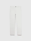 Sisley   Streç Pamuklu Kemer Delikli Slim Fit Pantolon Erkek Gri Pantolon - 324P4AIHSF021 thumbnail 1