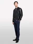 Sisley   Streç Pamuklu Logolu Slim Fit Chino Pantolon Erkek Lacivert Pantolon - 325P41C4SF052 thumbnail 1