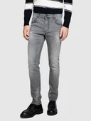 Sisley   Pamuk Karışımlı Yıkama Efektli Skinny Fit Denim Pantolon Erkek Siyah Pantolon - 324P4Y7V576L9 thumbnail 3
