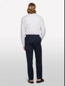 Sisley   Keten Karışımlı Çizgili Regular Fit Gömlek Erkek Kahve Gömlek - 325P51FCSQ03G thumbnail 3