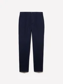 Sisley   Streç Pamuklu Logolu Slim Fit Chino Pantolon Erkek Lacivert Pantolon - 325P41C4SF052 thumbnail 5