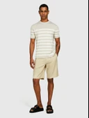 Sisley   %100 Keten Slim Fit Bermuda Şort Erkek Bej Şort - 325P4AGHS9010 thumbnail 1