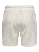 Only & Sons   ONSBERTIL WAFFLE SHORTS Erkek Beyaz Şort - OS22032055 thumbnail 2