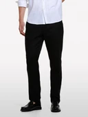 Sisley   %100 Pamuk Rahat Kesim Yüksek Bel Pantolon Erkek Siyah Pantolon - 324A4WMDSF047 thumbnail 2