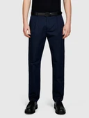 %100 Pamuk Önü Pileli Dar Paça Pantolon Erkek Lacivert Pantolon - 324P4FBHSF03U thumbnail 1