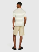 Sisley   %100 Keten Slim Fit Bermuda Şort Erkek Bej Şort - 325P4AGHS9010 thumbnail 2