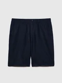 Sisley   %100 Keten Slim Fit Bermuda Şort Erkek Lacivert Şort - 324P4AGHS9010 thumbnail 4