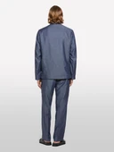 Sisley   Keten Karışımlı Büzgü İpli Cepli Jogger Pantolon Erkek Mavi Pantolon - 325P4NZVSF05A thumbnail 2