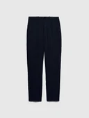 Sisley   %100 Keten Slim Comfort Fit Pantolon Erkek Lacivert Pantolon - 324P4AGHSF049 thumbnail 5