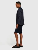 Sisley   %100 Keten Slim Fit Bermuda Şort Erkek Lacivert Şort - 324P4AGHS9010 thumbnail 1