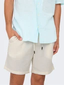 Only & Sons   ONSBERTIL WAFFLE SHORTS Erkek Beyaz Şort - OS22032055 thumbnail 4