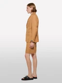 Sisley   %100 Pamuk Yırtmaç Detaylı Regular Fit Bermuda Şort Erkek Kahverengi Şort - 325P4GJ0S9018 thumbnail 5