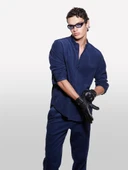 %100 Pamuk Normal Kesim Düğmeli Yaka Kadife Gömlek Erkek Soluk Lacivert Gömlek - 324A544SSQ048 thumbnail 1