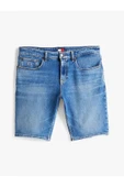 Tommy Hilfiger   SCANTON SHORT BI0134 Erkek Mavi Şort - DM0DM20960 thumbnail 5