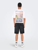 Only & Sons   ONSEDGE BLACK 2047 TAI DNM SHORTS NOOS Erkek Siyah Şort - 22032047 thumbnail 5