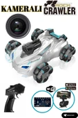 Oyuncak 2.4 GHz Full Fonksiyon Uzaktan Kumandalı HD Kameralı WIFI Telefona Bağlanabilir 4x4 Akrobat Araba thumbnail 1