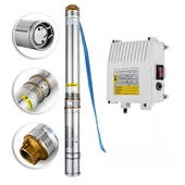 Taifu 0.75 KW 1 Hp 220 V Dalgıç Pompa 4SDM4-10 thumbnail 2