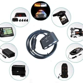 Araç Çakmak Uzatma Kablosu Çakmaklık Çoklayıcı  USB, Type-C çıkışlı 12 Volt 10 Amper 120 WAT 2 X1,5mm TTR Bakır 2 Mt-Siyah-YK-OT732 thumbnail 6