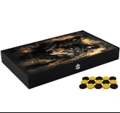 Özel Trendy Kurt Tasarımı Tavla thumbnail 2