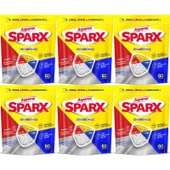 Asperox Sparx Diamond Bulaşık Makinesi Deterjanı Kapsül Tablet Hepsi 1 Arada 360 Adet (6PK*60) thumbnail 1