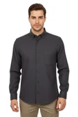 Erkek Kışlık Uzun Kol Tek Cepli Gömlek BGL-ST04819 thumbnail 3