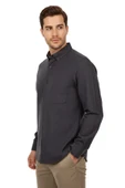 Erkek Kışlık Uzun Kol Tek Cepli Gömlek BGL-ST04819 thumbnail 11