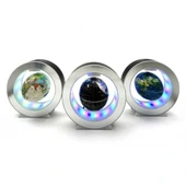 Manyetik Küçük Boy Yuvarlak Ledli Dünya Küre thumbnail 1