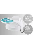 Bebek Banyo Oturağı - Bebek Mama Oturağı - Bel Destekli Özer Beyaz thumbnail 1