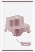 Çocuklar Için Tuvalet Eğitimine Yardımcı,çift Basamak Banyo Lavabo Merdiven Yükseltici Pembe thumbnail 2