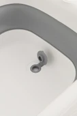 Bebek Küveti Katlanır Lüks Aqua Nest Gri 45 Litre thumbnail 4