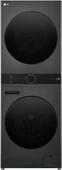 LG WashTower W4W8BVKKZHM 12 KG Yıkamalı 10 KG 2’si 1 Arada Ortak Panelli Çamaşır Makinesi - Inox thumbnail 1