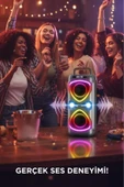 Bluetooh Hoparlör Kablolu Mikrofonlu Kumandali Radyolu Led Işıklı Parti Speaker D78 thumbnail 3