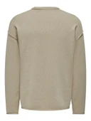 ONSKASEY LIFE DS 5 CREW KNIT Erkek Gri Kazak - 22026495 thumbnail 2