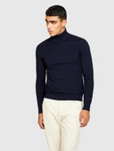 Koton Karışımlı Dik Yaka Kazak Erkek Renkli Kazak - 323A10F2S2244 thumbnail 2