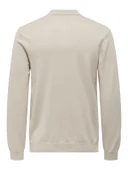 ONSWYLER LIFE REG 14 HALF ZIP POLO KNIT Erkek Gray Kazak - 22034225 thumbnail 2