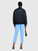 Yüksek Bel Dar Paça Pantolon Kadın Mavi Pantolon - 323A45G2LF03M thumbnail 5