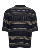 ONSKARLOS RLX SS RESORT POLO KNIT Erkek Mavi Kazak - 22033570 thumbnail 2