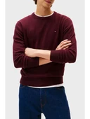 PIMA ORG CTN CASHMERE CREW NECK Erkek Kırmızı Kazak - MW0MW28046 thumbnail 1