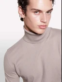 Koton Karışımlı Dik Yaka Kazak Erkek 18U Kazak - 324A10F2S2244 thumbnail 5