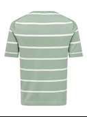 ONSWYLER LIFE REG 14 SS STRIPED KNIT Erkek Yeşil Kazak - OS22032764 thumbnail 2