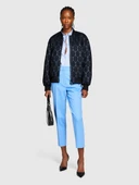 Yüksek Bel Dar Paça Pantolon Kadın Mavi Pantolon - 323A45G2LF03M thumbnail 3