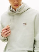Tommy Hilfiger   TJM REG BADGE HOODIE EXT Erkek Yeşil Sweatshirt - DM0DM20258 thumbnail 2
