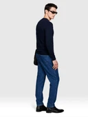 Koton Karışımlı Bisiklet Yaka Kazak Erkek Renkli Kazak - 324P10F2S1C78 thumbnail 4